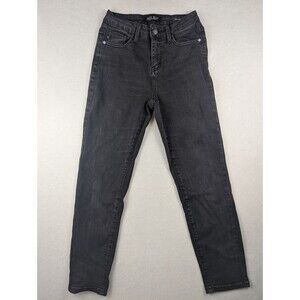Judy Blue Womens Boyfriend Fit Jeans Size 1 / 25 Black High Rise